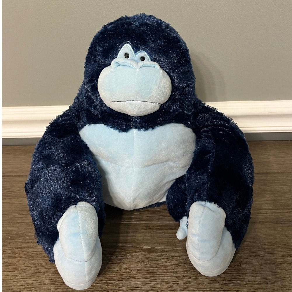 Giggle Scape‎ Plush Blue Gorilla Stuffed Animal Toy Kids Cute